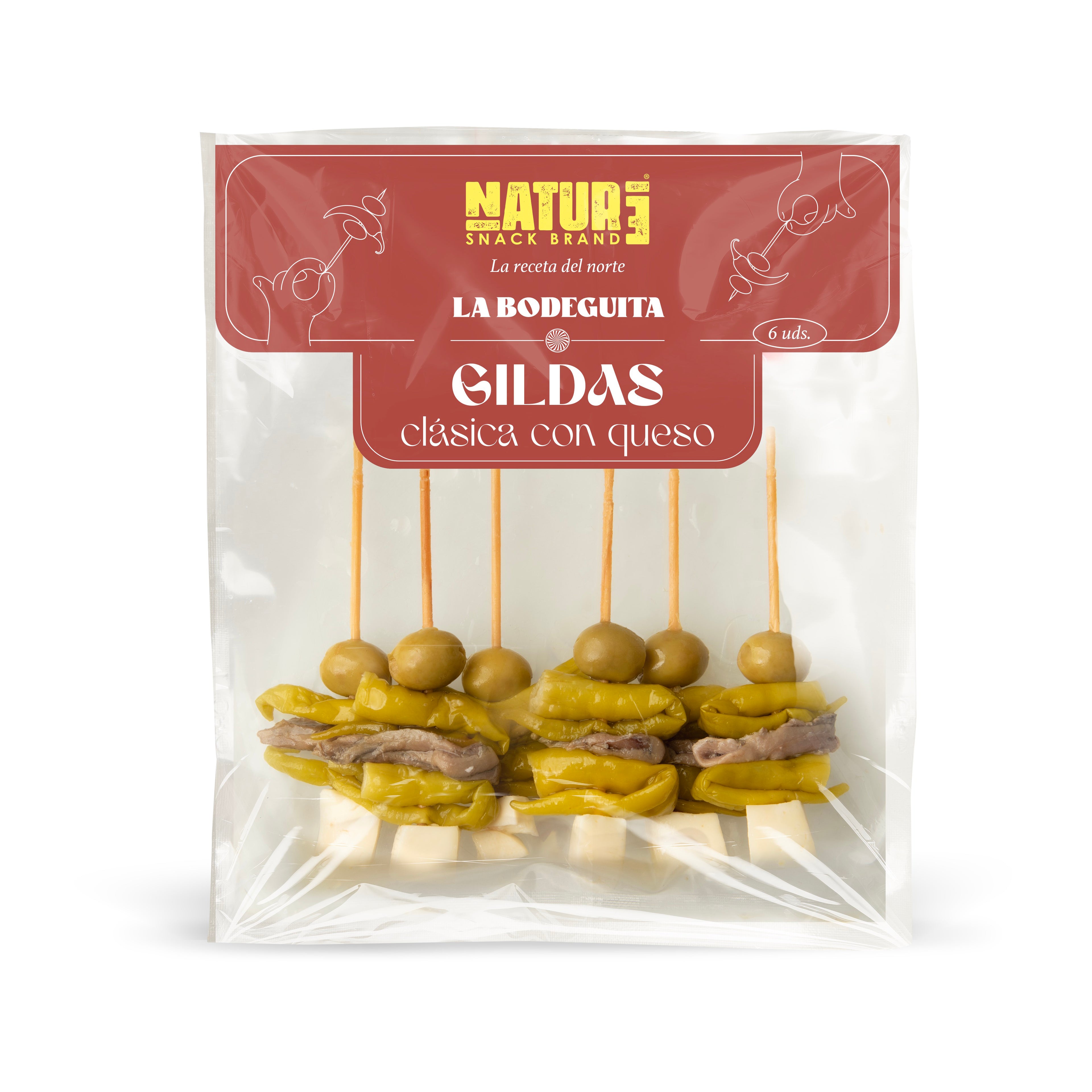 GILDA CON QUESO (x6 Gildas)