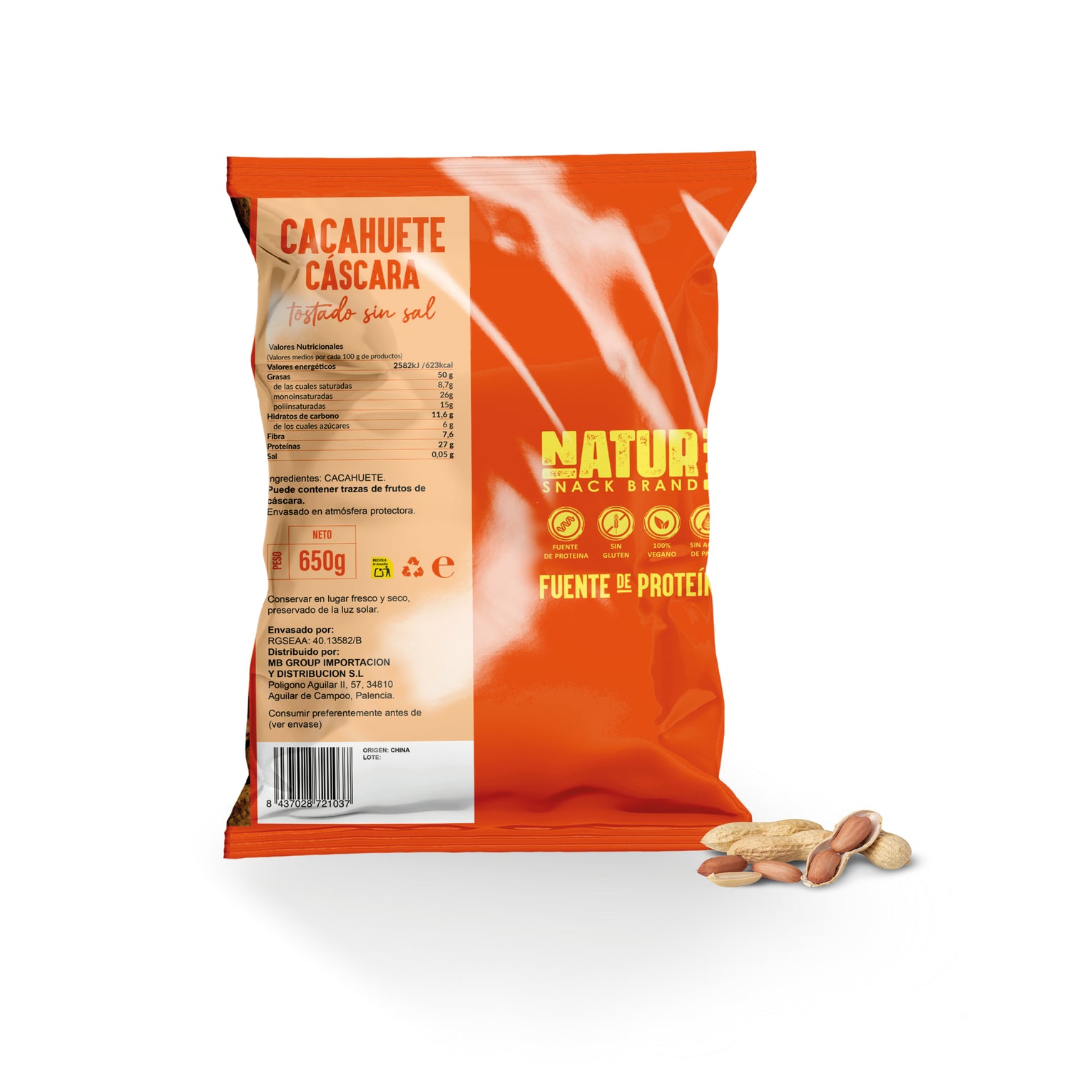 CACAHUETE TOSTADO JUMBO EXTRA