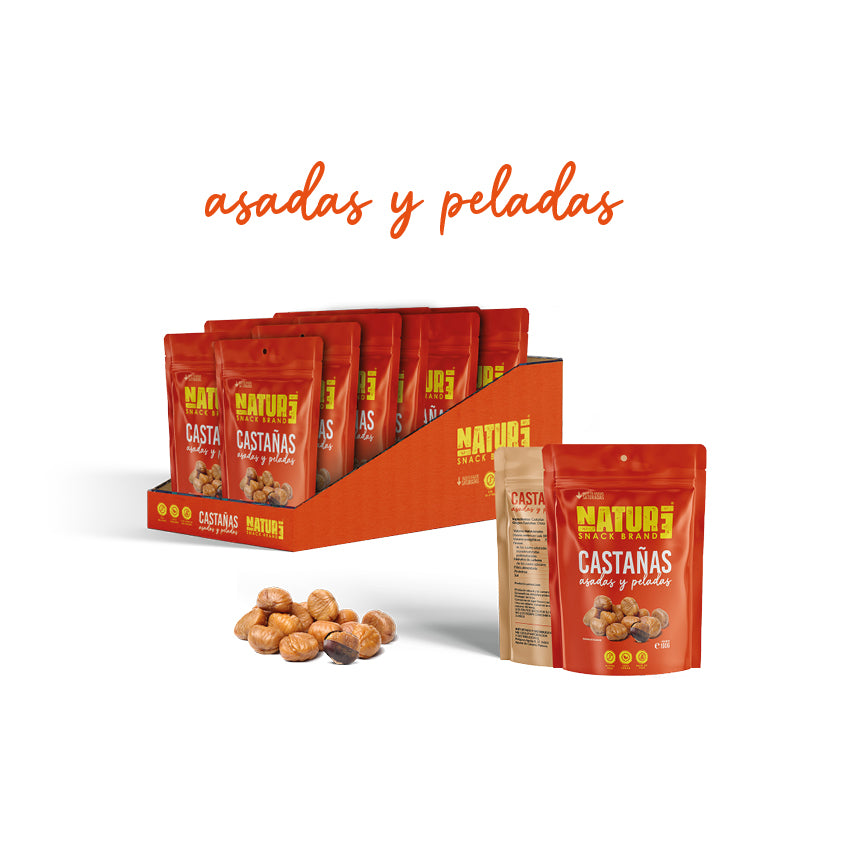 CAJA X12 UNIDADES CASTAÑA ASADA Y PELADA