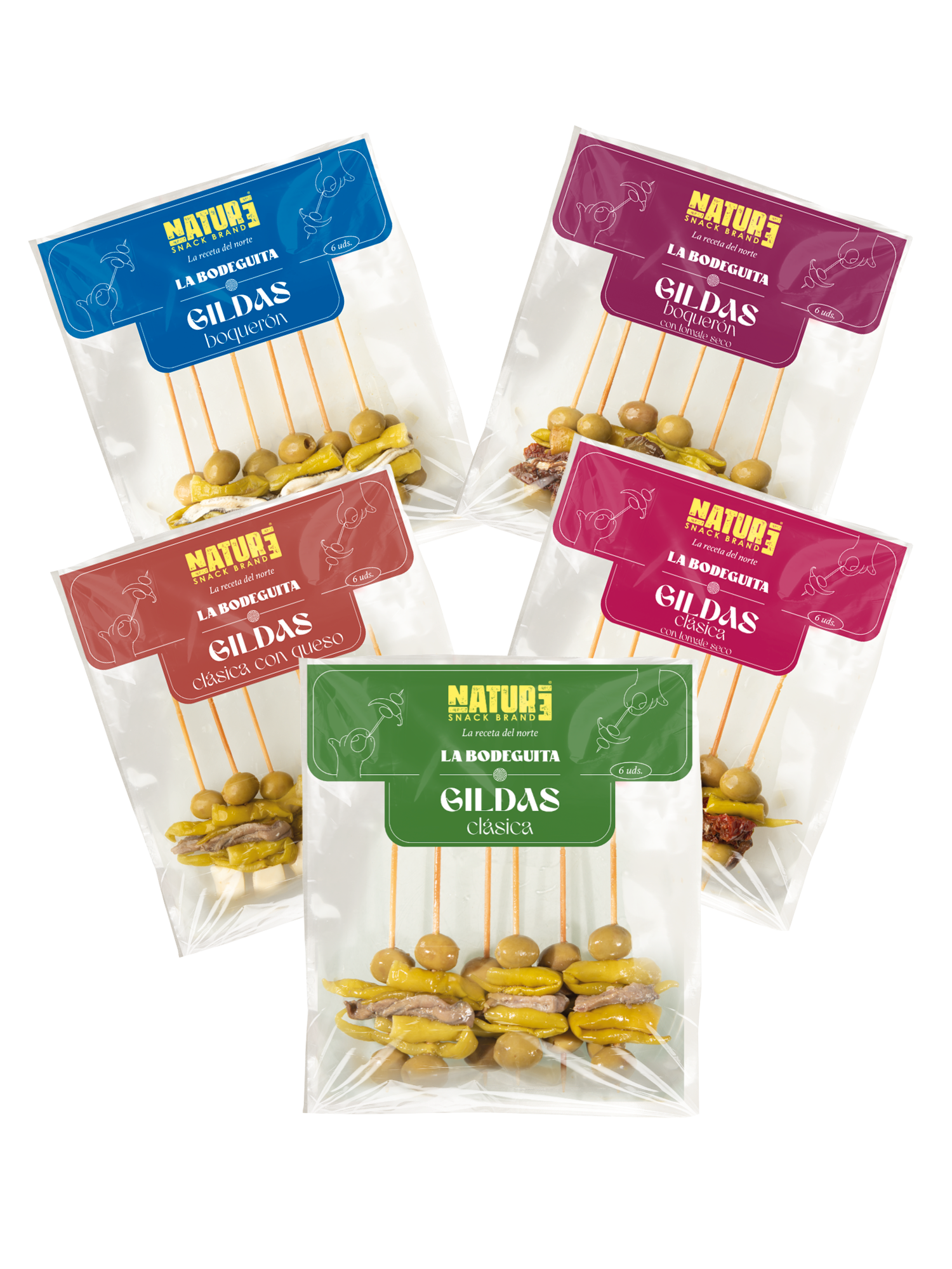 PACK CATADOR  (5 Blisters x 6 Gildas) + ENVIO GRATIS