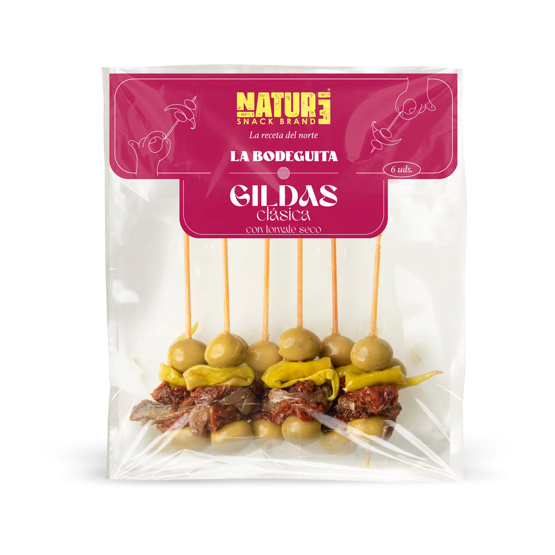 GILDA DE ANCHOA CON TOMATE DESHIDRATADO (x6 Gildas)